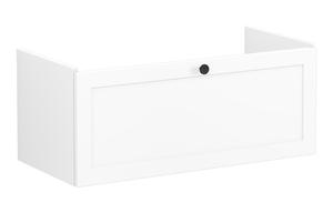 VitrA Root Classic 100cm 1 Drawer Slim Washbasin Unit - Matt White